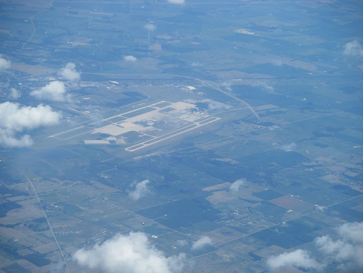 Aerial view Airborne Airpark