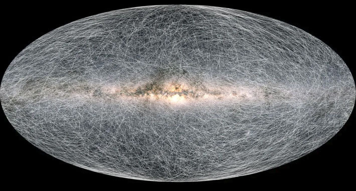 Motions of stars in the Milky Way galaxy in the next 400 thousands years based on data from the European Gaia mission.