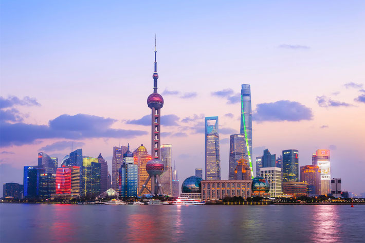 Modern-day Shanghai