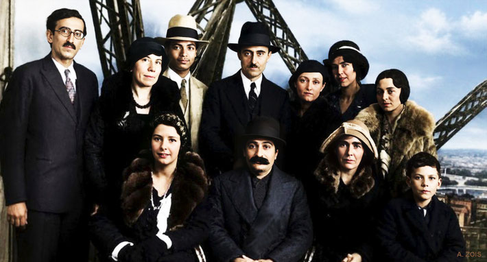 1931 : Eiffel Tower, Paris, France. Image rendition by Anthony Zois. BP