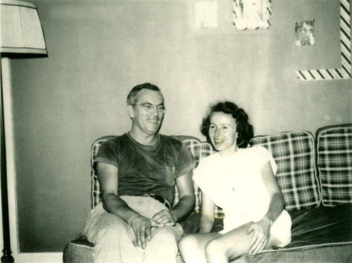 Frank & his wife Irene in the early 50's