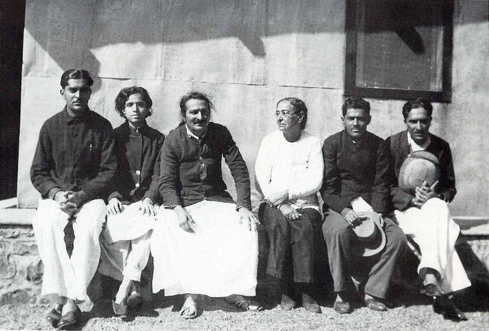 Meher Baba & his family at Upper Meherabad, India. Courtesy of Lord Meher - 1st Edition page 2049