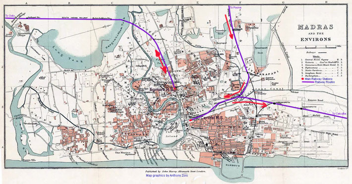 Early 1900s ; Madras. Map graphics by Anthony Zois.