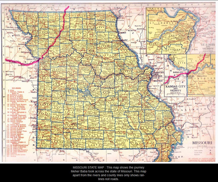 1932 : Missouri State Rail Route