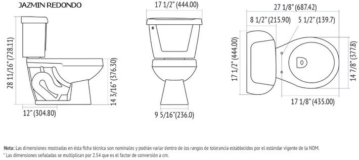 FICHAS TECNICAS DE WC Y LAVABOS - Página web de mosher1607