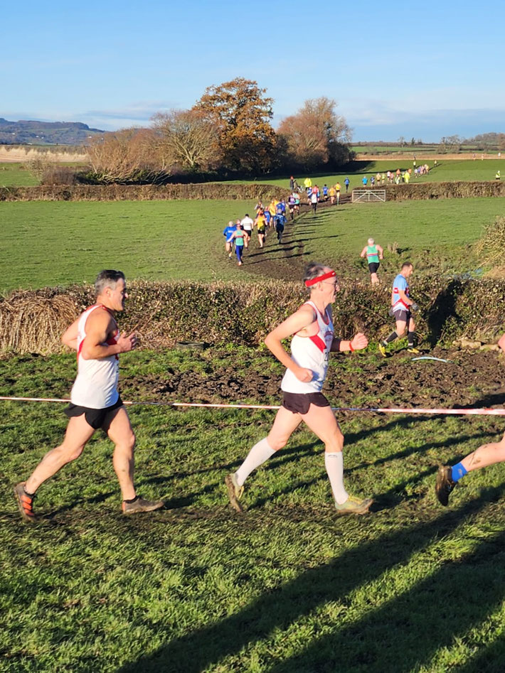 Martin Brook and Neil Hobbs of Gloucester AC