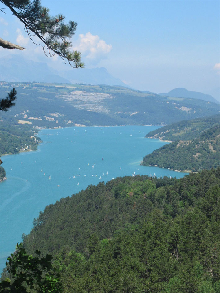 Im Hintergrund: Das Vercors-Gebirge