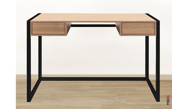 L'Atelier Métal Bois Déko réalise sur mesure un vaste choix de modèles de bureaux dans un large pannel de styles et de matières