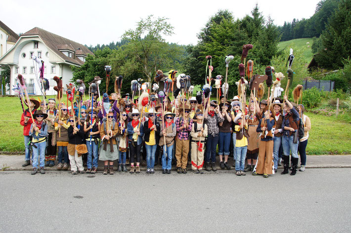 Der Blauring im Sommerlager 2012