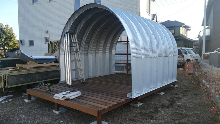 神奈川県藤沢市のタイニーハウス展示場