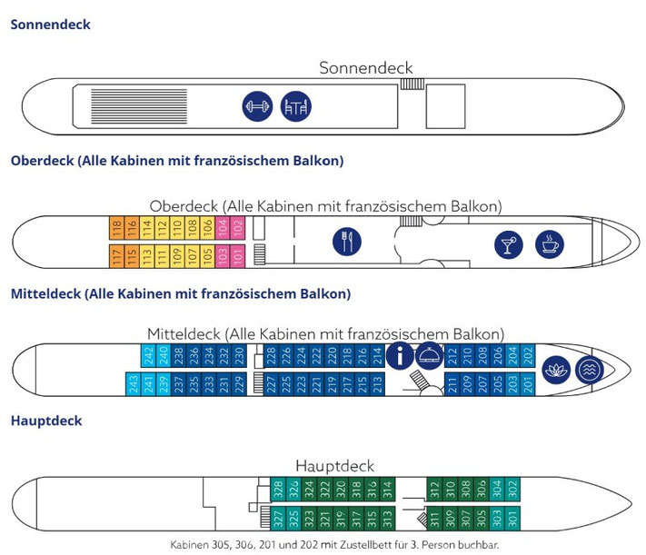 MS Bolero Deckplan