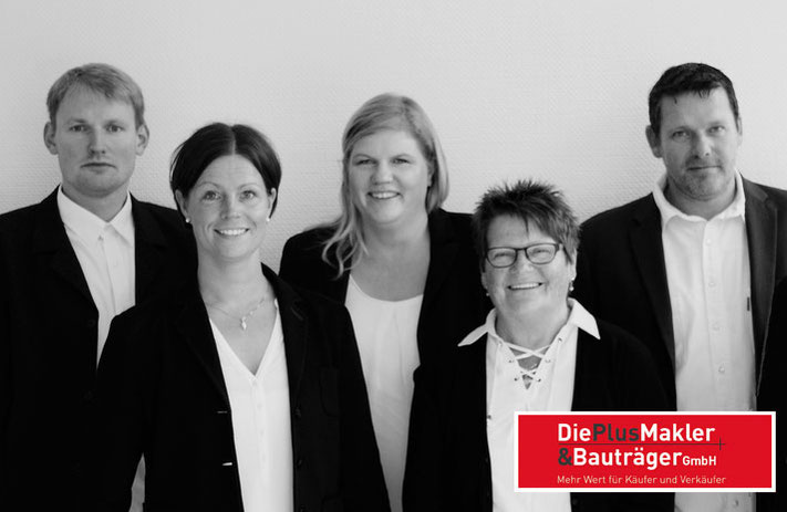 Das Team von DiePlusMakler&Bauträger bestehend aus insgesamt 5 Personen. 
