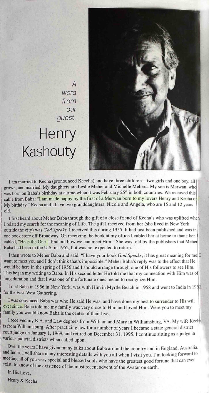 This bio was in a flyer for a Sahavas program
