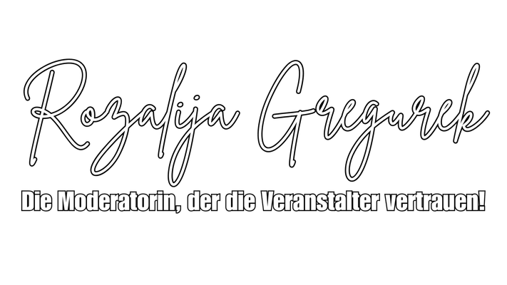 Rozalija Gregurek - Die Moderatorin, der die Veranstalter vertrauen!