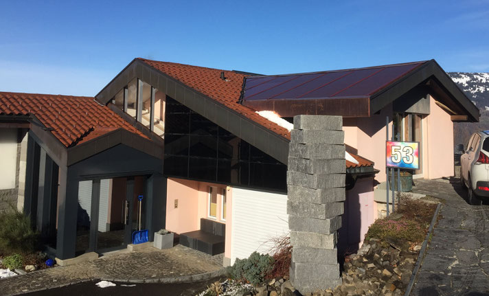EFH Lukarne mit StromZiegel v3, Farbe Terracotta (9 kWp)