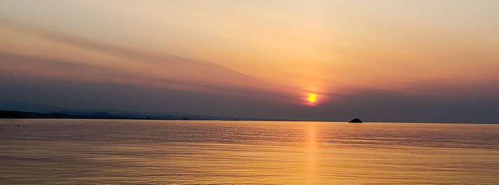 日本海の夕日Ⅲ（鳥取市福部町）