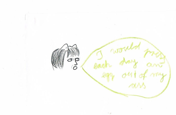 o.t. buntstift/tinte