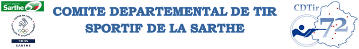 Site du Comité Départemental de tir sportif de la Sarthe