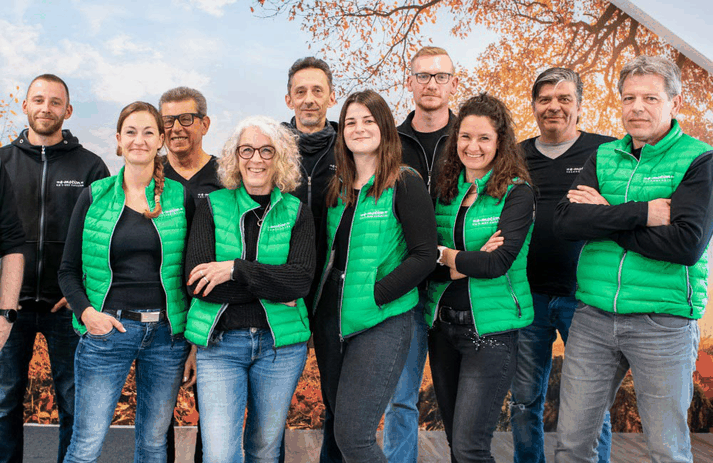 Das Team des Dreirad Zentrums Fuchstal