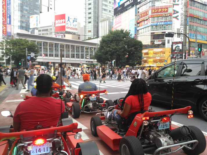 Exciting to go through Shibuya Crossing all rights reserved by onegai kaeru