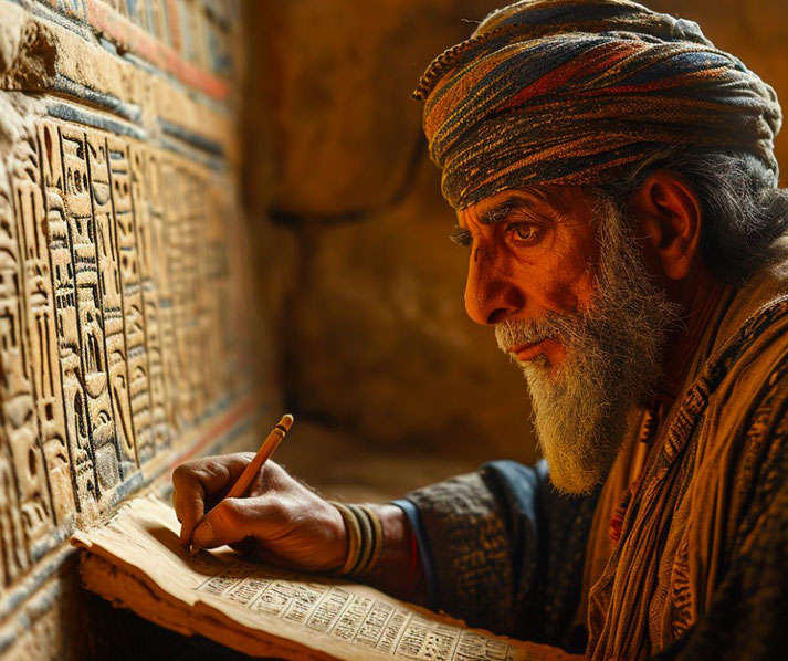 Ancient scribe