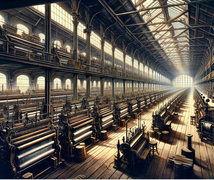 Industrial Revolution textile factory