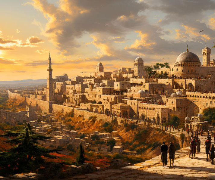 Medieval city of Jerusalem