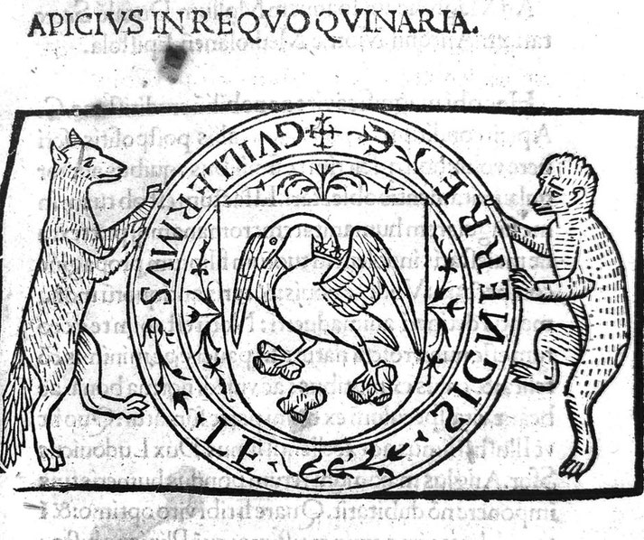 Medieval cover page of De re coquinaria