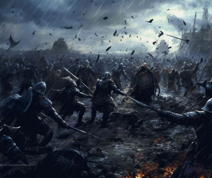 Medieval battle