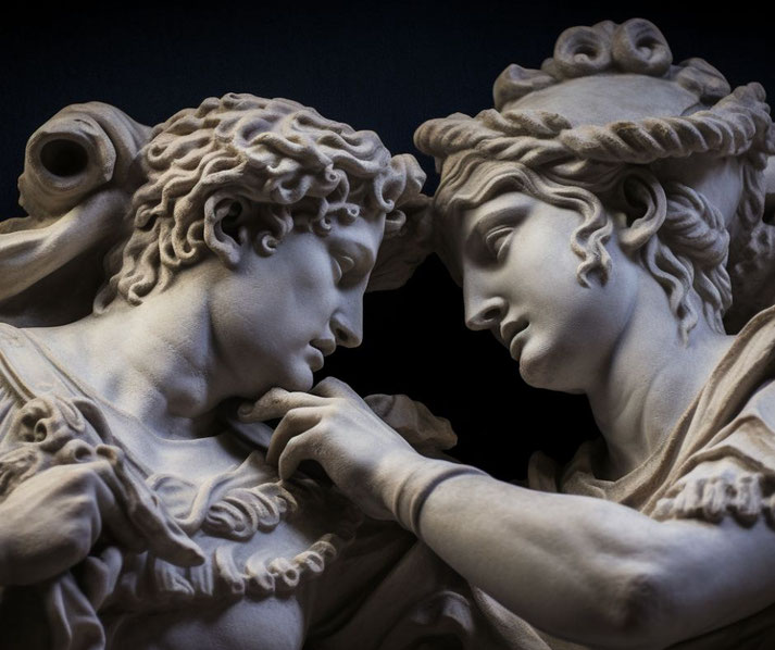 Nero and Agrippina in a heated argument