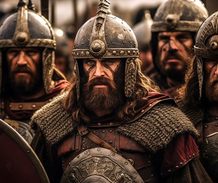 Gallic warriors