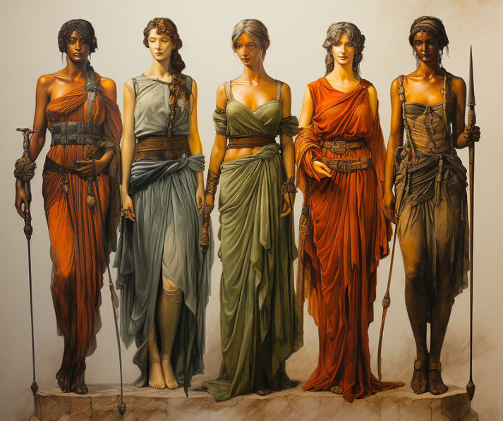 Ancient Greek dresses