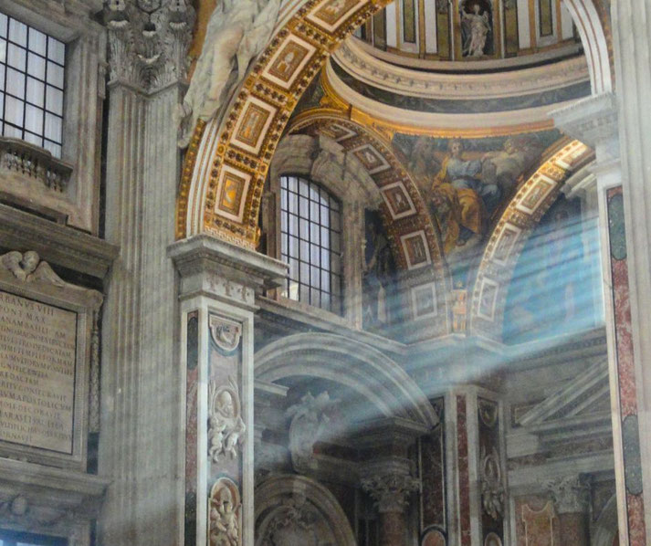 Sunshine inside the Vatican