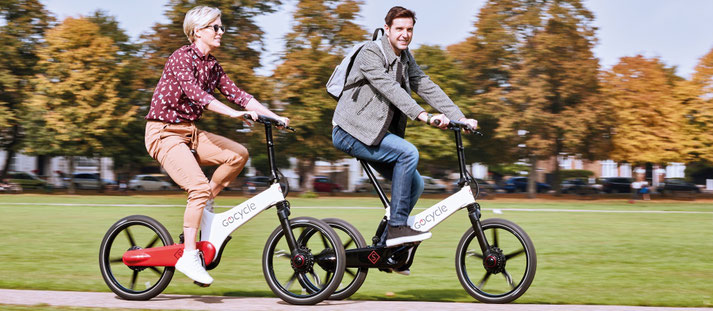 Falt- und Kompakt e-Bikes von Gocycle probefahren und kaufen in der e-motion e-Bike Welt Freiburg Süd