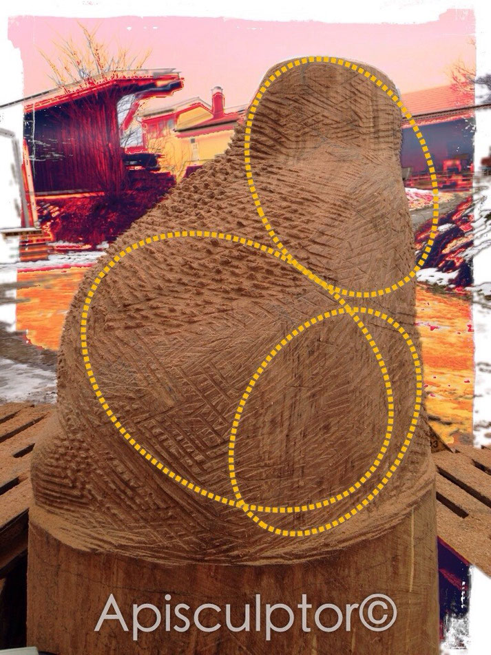 Buddha für Bienen in der Entstehung