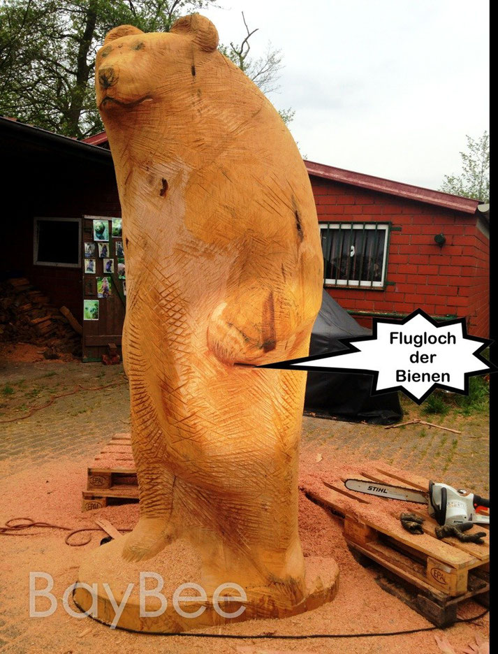 Bär Bommel für Bienen entsteht