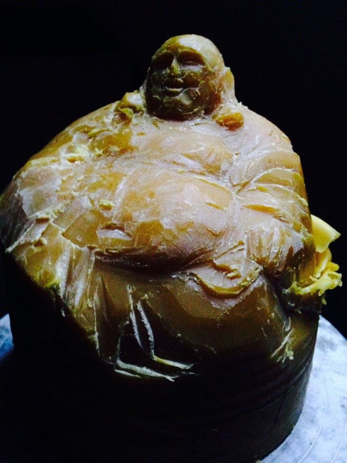 Modell Buddha für Bienen, work in progress