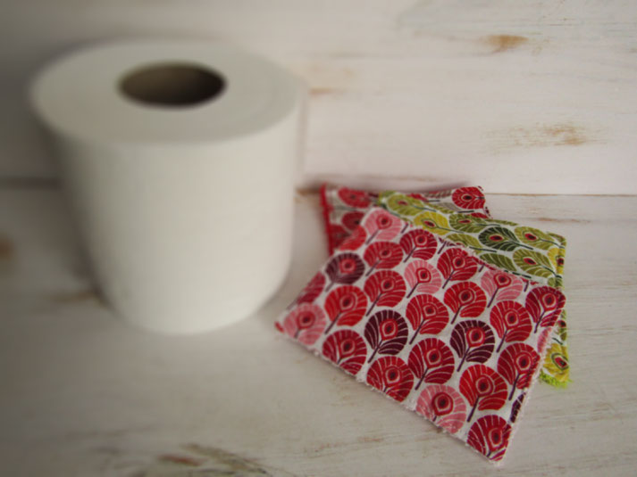 lingette-pipi ou lingette toilette, papier toilette lavable