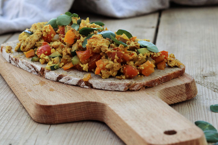 vegane Eierspeis aus Tofu