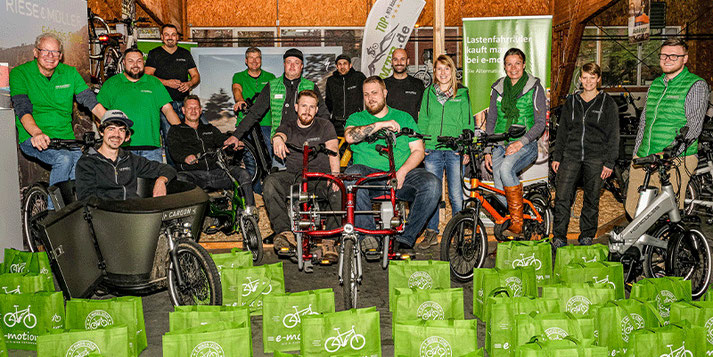 Das Team vom Dreirad-Zentrum Ahrensburg