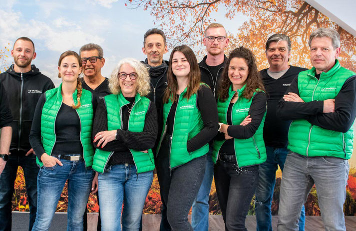 Das Team des Dreirad Zentrums Fuchstal