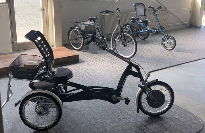 Dreiräder und e-Dreiräder probefahren und kaufen im Dreirad Zentrum Heidelberg