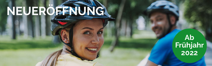 Eröffnungsbanner Dreirad Zentrum Hiltrup