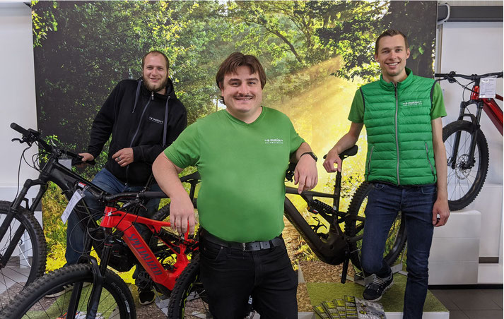 Das Team des Dreirad-Zentrums Reutlingen