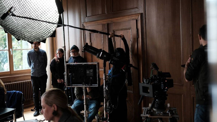 Filmset Fuscht im Sack, 2025, Produktion Tapir Film