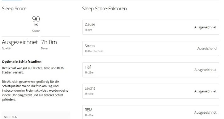 Garmin sleep score, Gunhild Hinkelmann, smarter altern