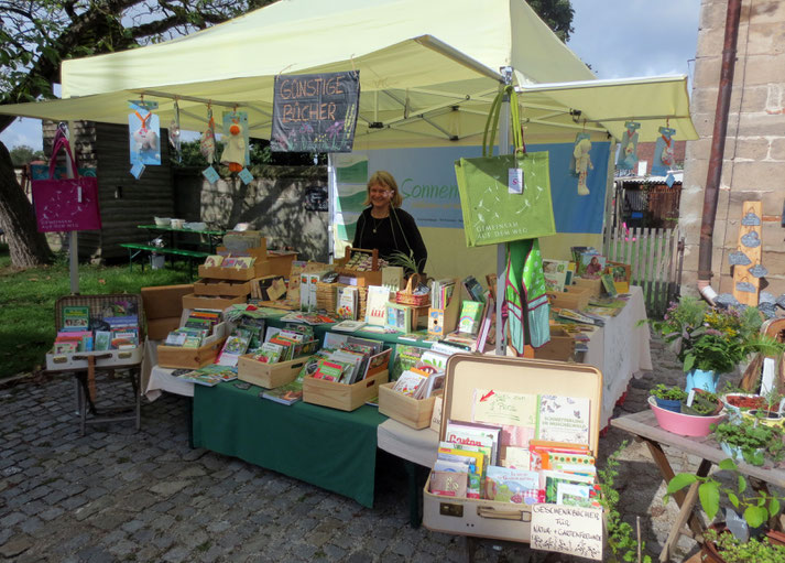Ich - bei meinem Stand auf den Historischen Gartenfest von Kerstin Rentsch in Kleintettau