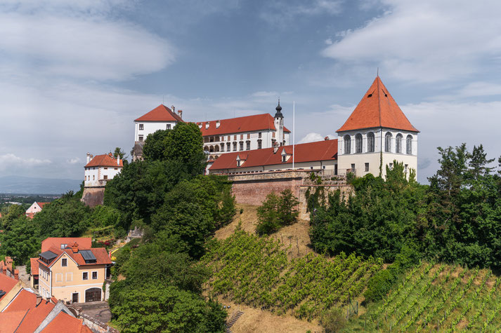 Einen lohnenden Panormablick erhält man auch vom Stadtturm, wenn man die Stufen hinauf erklommen hat