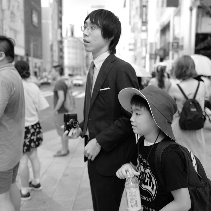 画像: 銀座でロケハンをするタッキーとぼく