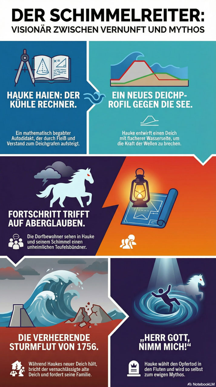 Infografik: Theodor Storm: Der Schimmelreiter